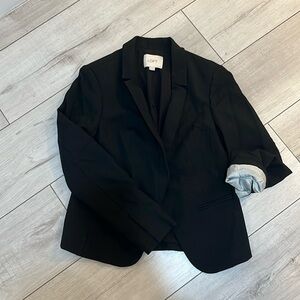 Ann Taylon Loft OP black blazer | petites